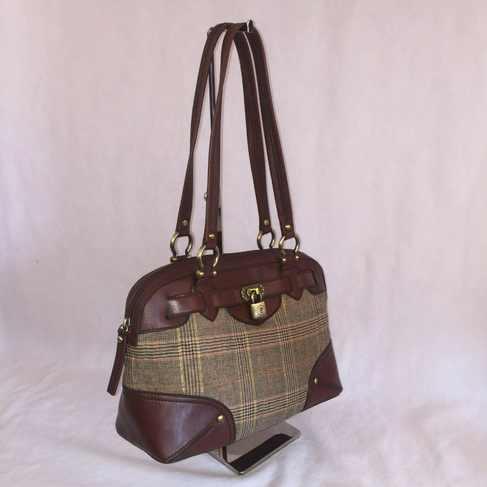 Vintage Etienne Aigner Brown Shoulder Bag - Picture 2 of 8